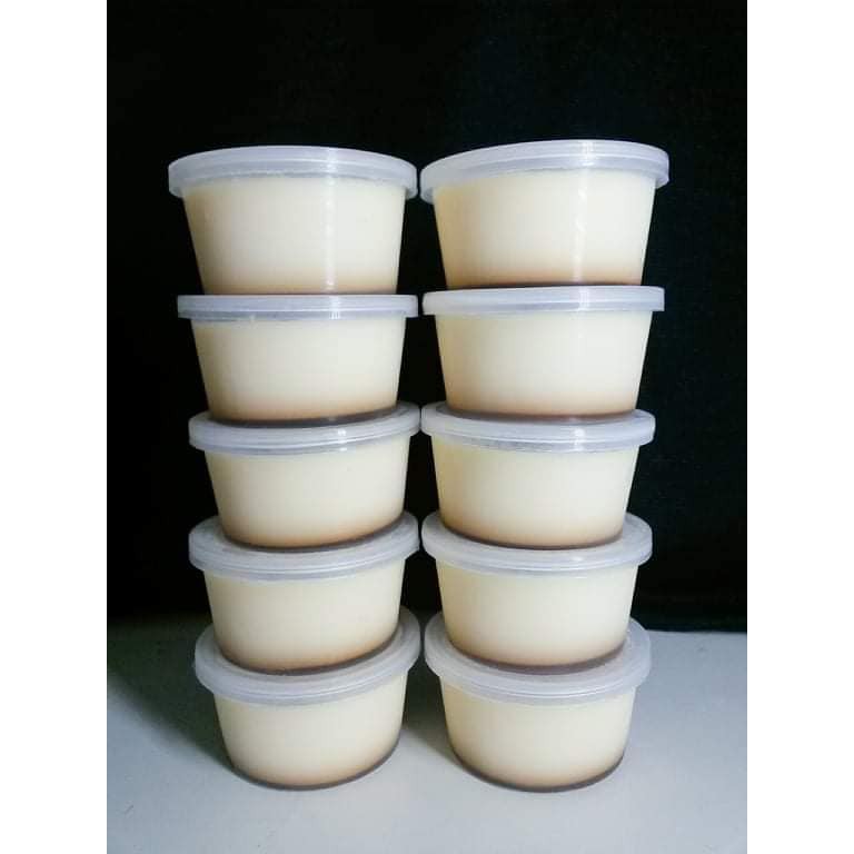 Sỉ hũ nhựa làm bánh flan caramen, rau câu, sữa chua, đựng slime (hộp flan có nắp)