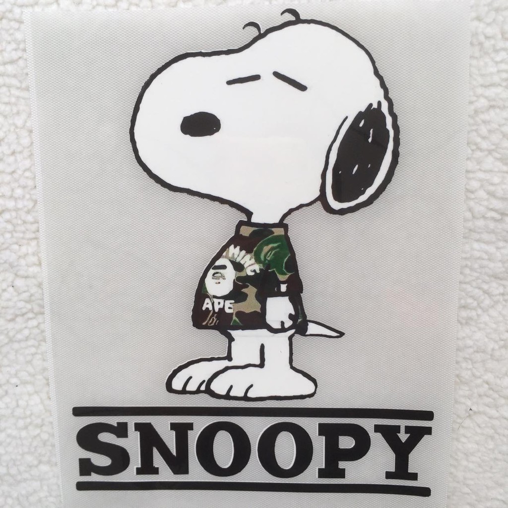 Hình ủi, hình dán nhiệt - Snoopy (nhiều mẫu)