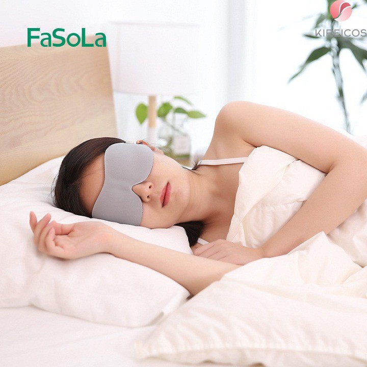 Miếng che mắt ngủ 3D Fasola cao cấp dễ thương