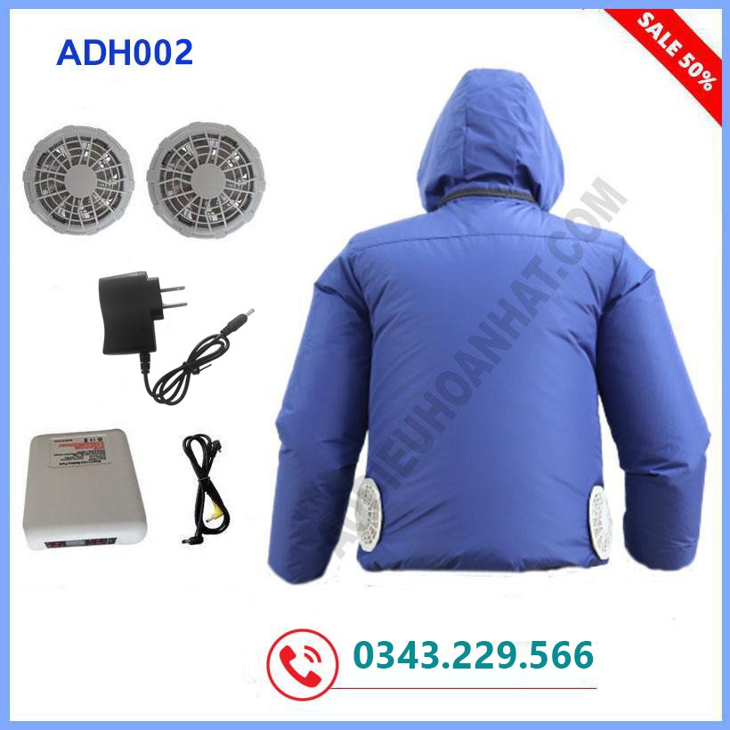 Áo Điều Hòa Chống Nóng Chống Nắng Nam Nữ Gắn Quạt Gió Công Nghệ Nhật Bản, Pin 6400mAh, Giảm Tới 10 Độ Khi Mặc | BigBuy360 - bigbuy360.vn