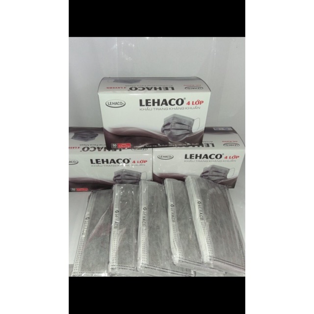khẩu trang lehaco loai 4 lơp dày dặn  bich 10 cái bán giá theo bịch lấy màu ngẫu nhiên trong 4 màu LƯu ý 1 bịch 10 cái c | BigBuy360 - bigbuy360.vn