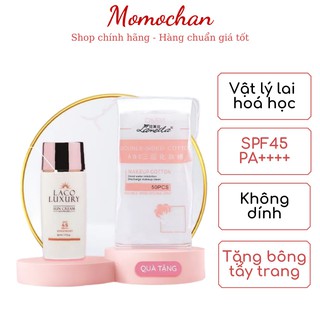 Kem chống nắng kép LACO Luxury nam/nữ dưỡng ẩm chống lão hóa lên tone 50ml