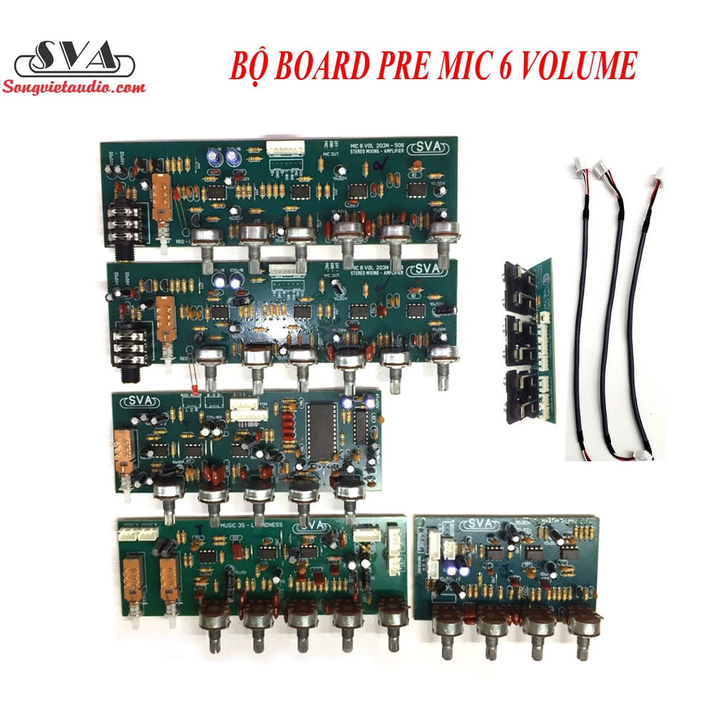 [Mã ELHACE giảm 4% đơn 300K] BỘ MẠCH AMPLI PRE MIC 6 VOLUME