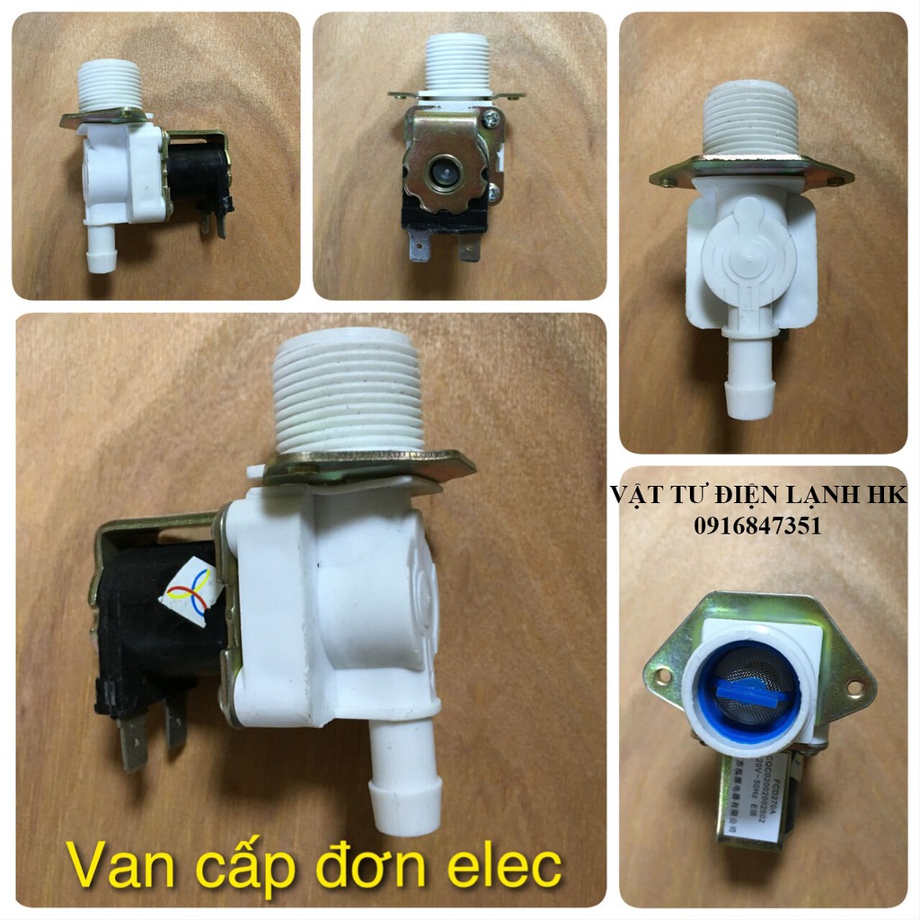 Van điện từ cấp nước máy giặt ELECTROLUX - Van cấp đơn - đôi MG ELEC