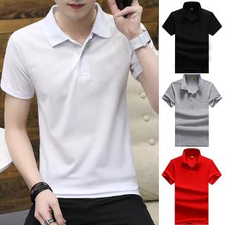 Áo Thun Polo Nam Màu Đen Họa Tiết Thêu Hình Con Nai