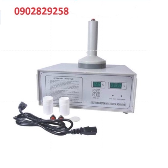 Máy dán màng seal chai lọ 500A ( đường kính miệng chai từ 0 đến 9cm )