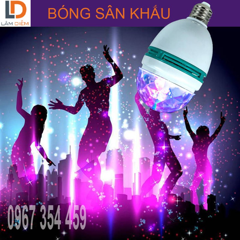 Bóng đèn led sân khấu xoay nhiều màu BSK02