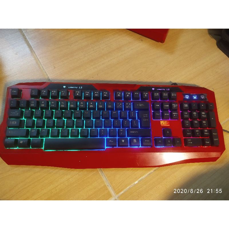 Bàn phím giả CƠ COOLERPLUS X2 2ND- đèn  LED 7 màu xuyên Key Cap- thanh lý- Snk- GAMING  KEYBOARD