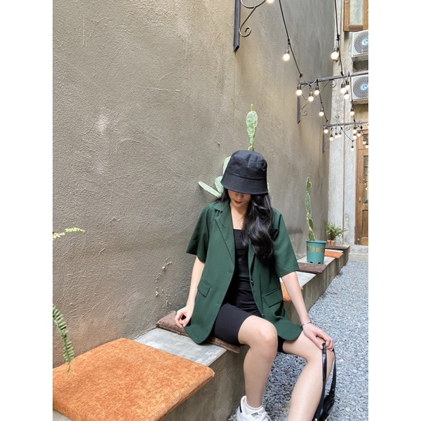 Áo Blazer ngắn tay Yany (6087) (Ảnh/Video tự chụp)