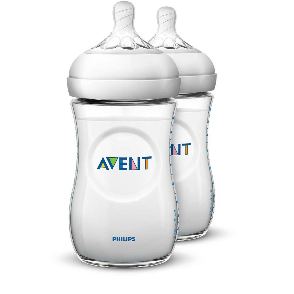 Bình sữa  Avent Natunal cổ rộng 60-125-260-330ml, đủ size núm từ số 1 - 5