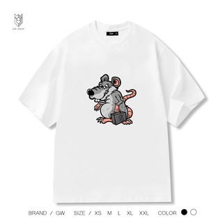 【FREE SHIP】Áo Thun nam nữ unisex in chuột Dollar Mouse, áo thun ngắn tay form suông cực đẹp - GW Shop
