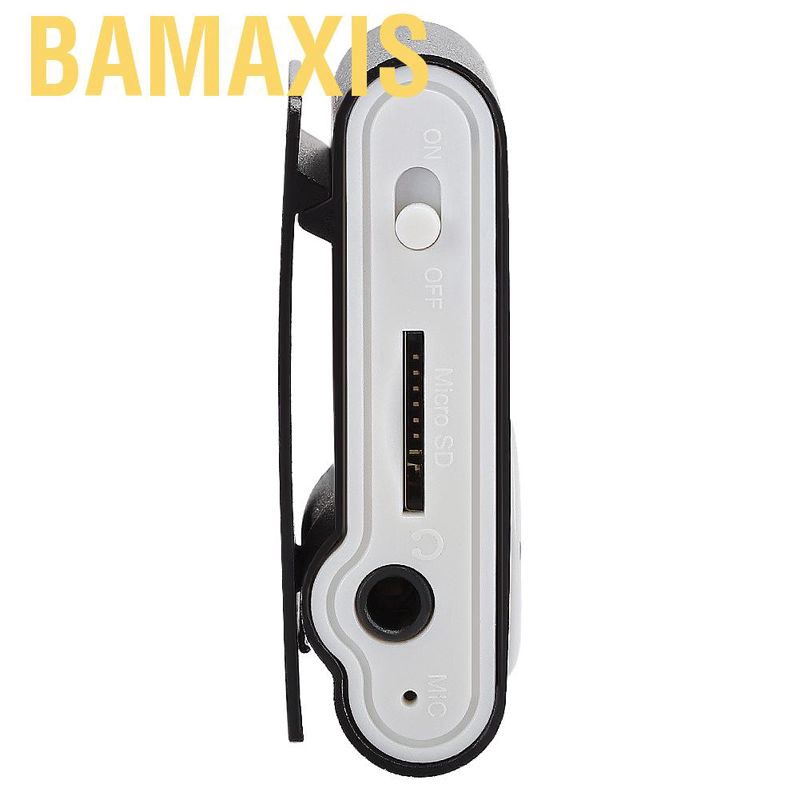 Máy Nghe Nhạc Mp3 Bamaxis 1.8inch Mini Có Kẹp Gắn Tai Nghe