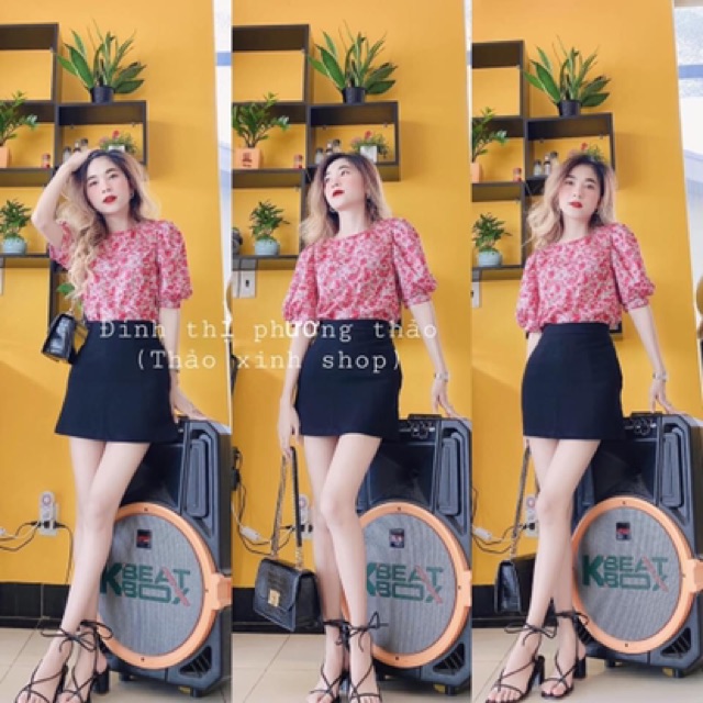 Chân váy tuyết mưa kèm quần 2 màu đen vàng | BigBuy360 - bigbuy360.vn