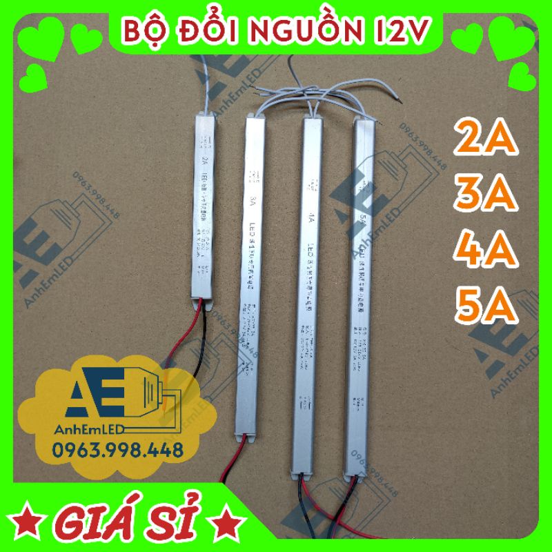 Nguồn 12V đũa mỏng đũa tổ ong 2A 24W 3A 36W 4A 48W 5A 60w