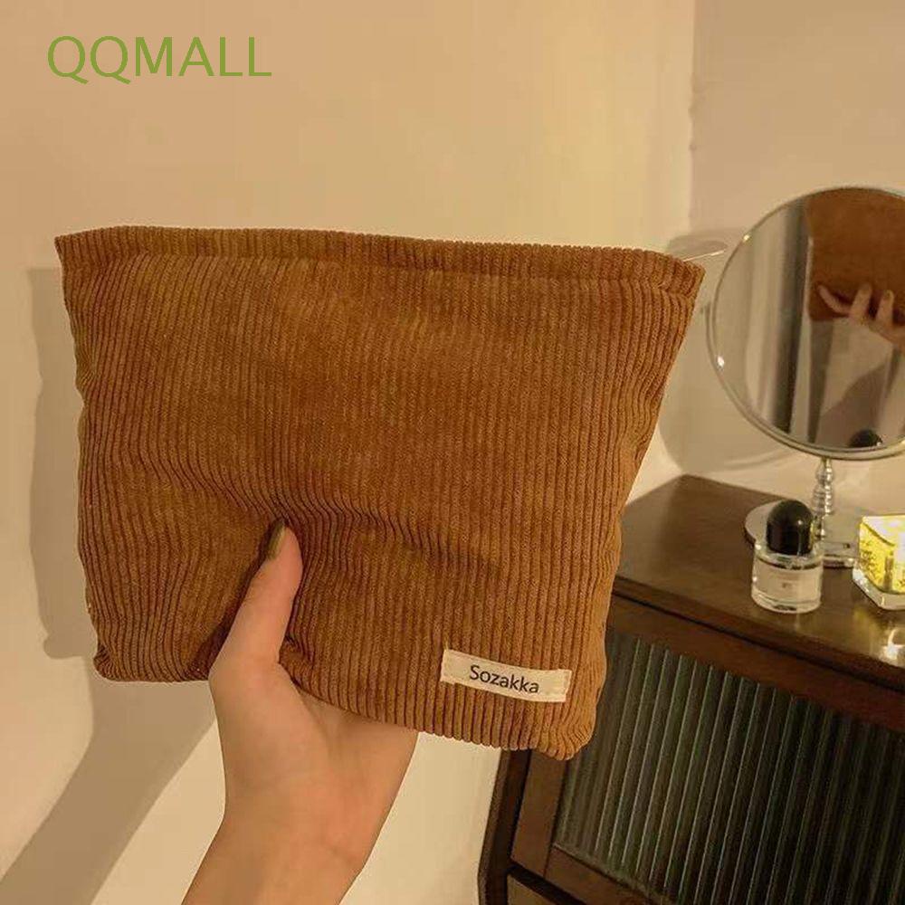 [Hàng mới về] Túi đựng mỹ phẩm nhiều màu sắc sức chứa lớn mềm mại tiện dụng dành cho nữ