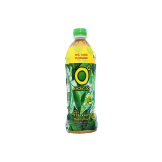 TRÀ XANH 0 ĐỘ HƯƠNG CHANH CHAI 500ML