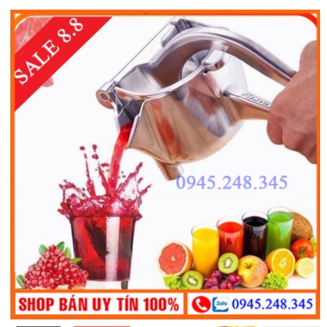 Dụng cụ ép trái cây hoa quả bằng tay chất liệu hợp kim gang cao cấp không gỉ, giúp làm nước em hoa qủa trở nên dễ dàng