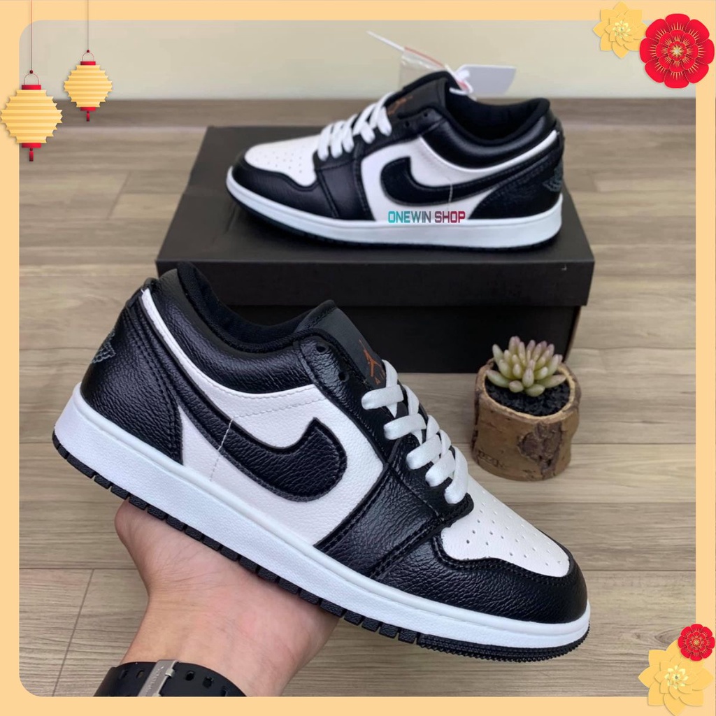 Giày thể thao Jordan 1 đen trắng cổ thấp, Giày JD low panda nam nữ siêu hot dễ phối đồ - Hàng chuẩn Full Box Bill | BigBuy360 - bigbuy360.vn