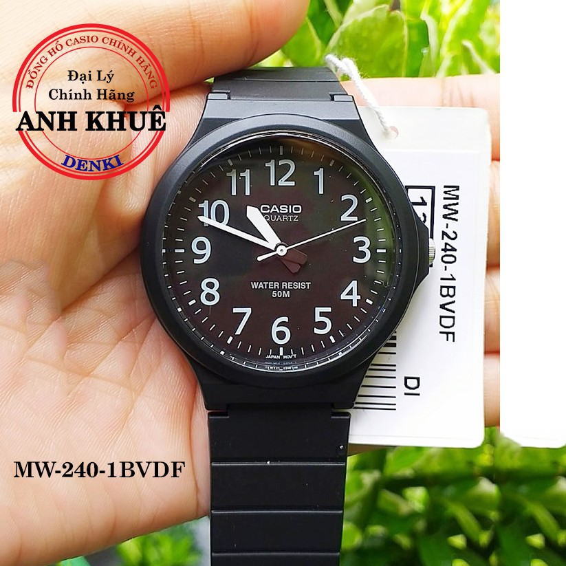 [FREESHIP] Đồng hồ nam dây nhựa Casio Standard chính hãng Anh Khuê MW-240 Series (43