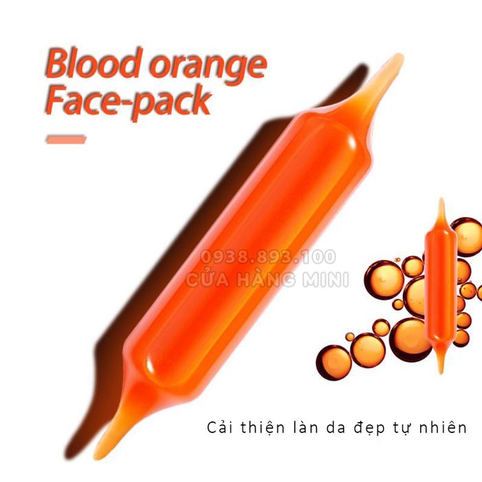 Combo 3 Gói Mặt Nạ Serum Dưỡng Trắng Da IMAGES Facial Mask Blood Orange