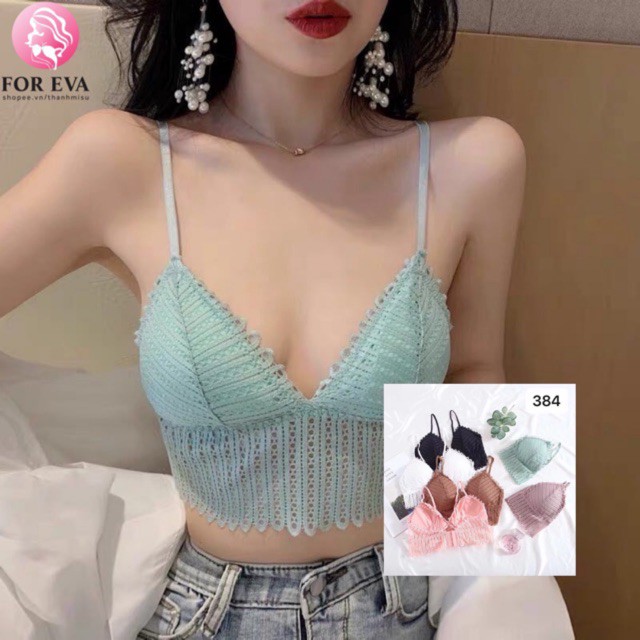 Áo ngực bra có móc cài sau dây đôi siêu sexy mẫu mới 2021 348