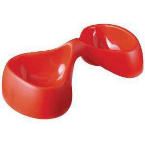 CHÉN ĂN 02 NGĂN CHO THÚ CƯNG - UNITED PETS - BICIO DOUBLE BOWL (GRAY) (2x230ml)