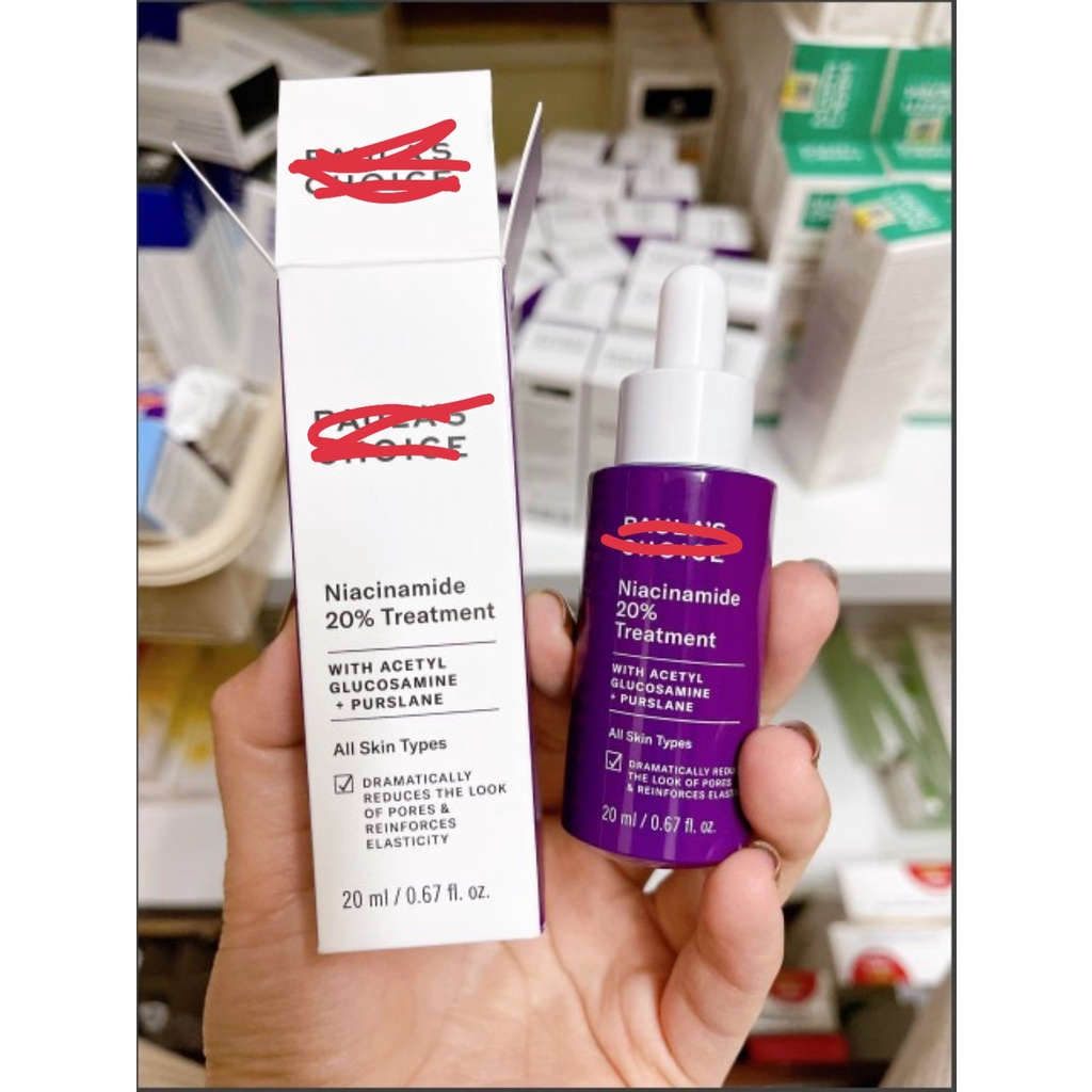Tinh chất Niacinamide 20% Pau Choice