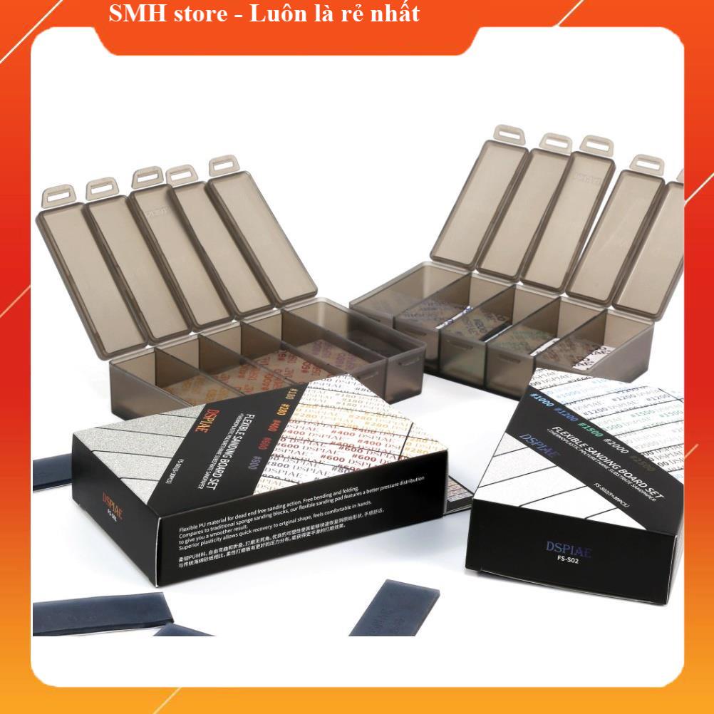 Hộp nhám dán dspiae silicon linh hoạt dòng FS-S01 VÀ FS-S02 (1 HỘP 5 MIẾNG SILICON VÀ 30 MIẾNG NHÁM)