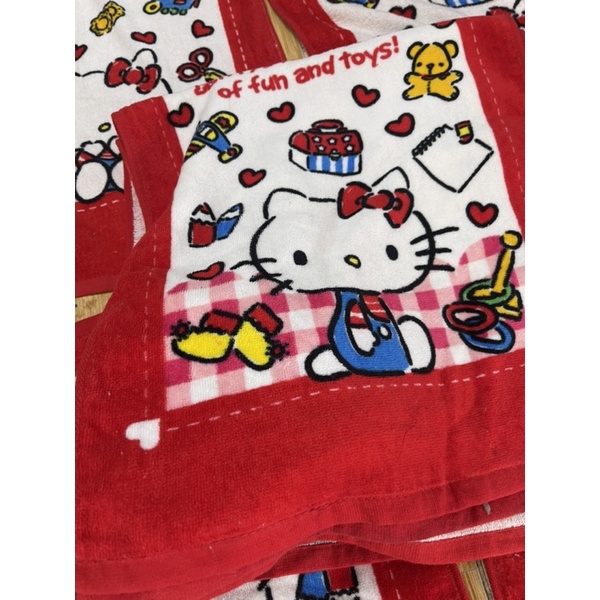 Khăn cotton hello kitty
