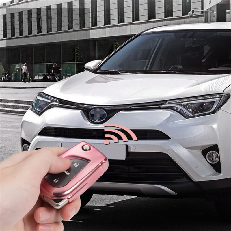 Vỏ bảo vệ chìa khóa điều khiển từ xa cho Toyota Auris Reiz Corolla Rav4 Avensis Yaris Aygo Verso Scion TC IM