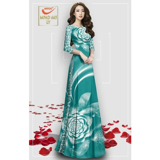 Vải áo dài in 3D