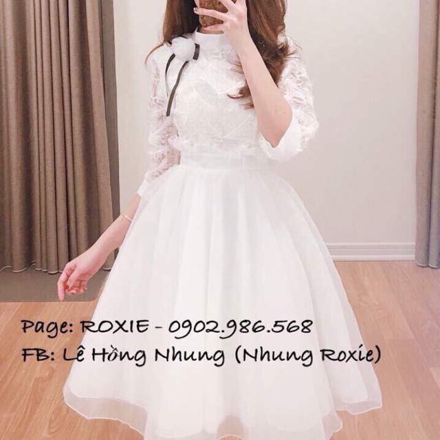 Váy lông công xoè công chúa h2