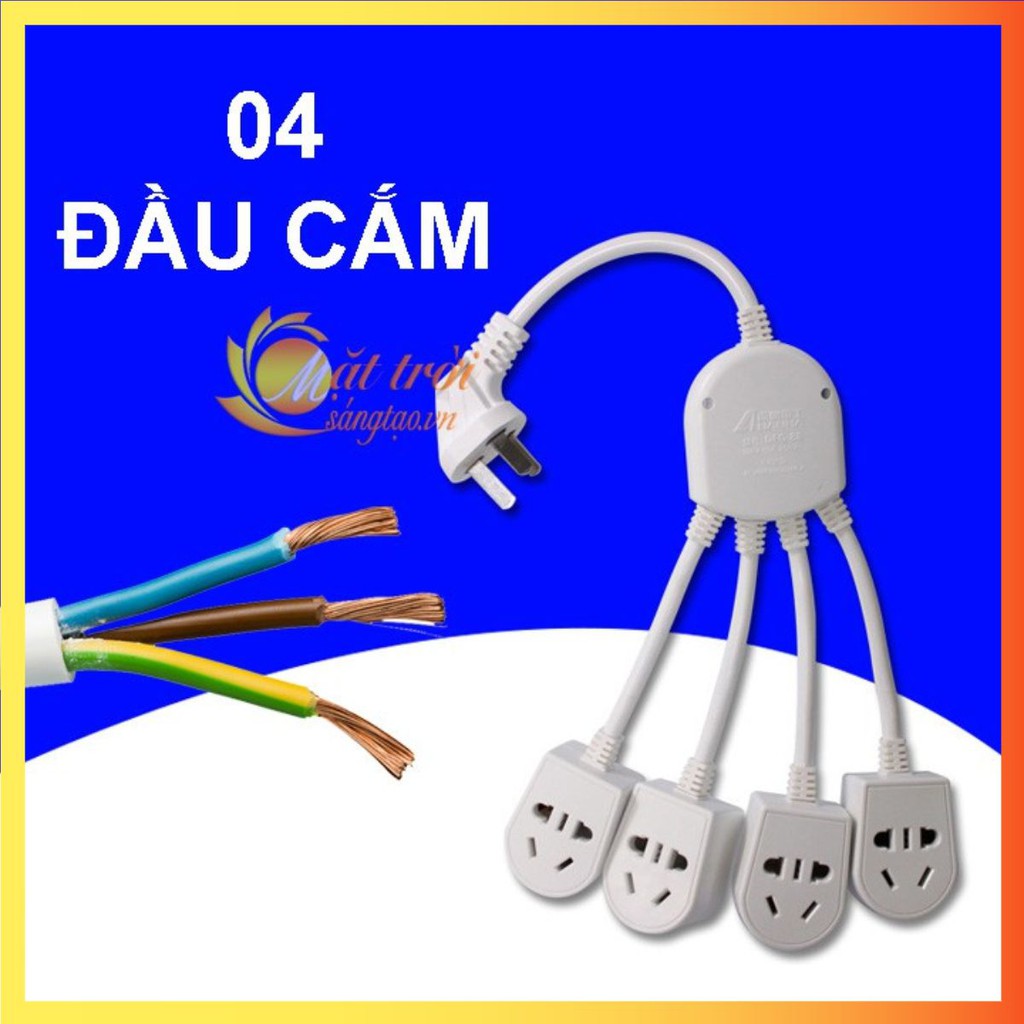 Dây ổ cắm 4 đầu
