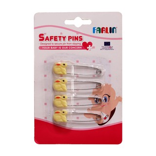 Vỉ 4 Kim Băng Gài Tã An Toàn Cho Bé Farlin BF120