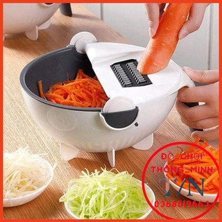 Bộ rổ nạo rau củ quả nhà bếp 7 chi tiết đa năng, dụng cụ nạo rau củ quả đa năng