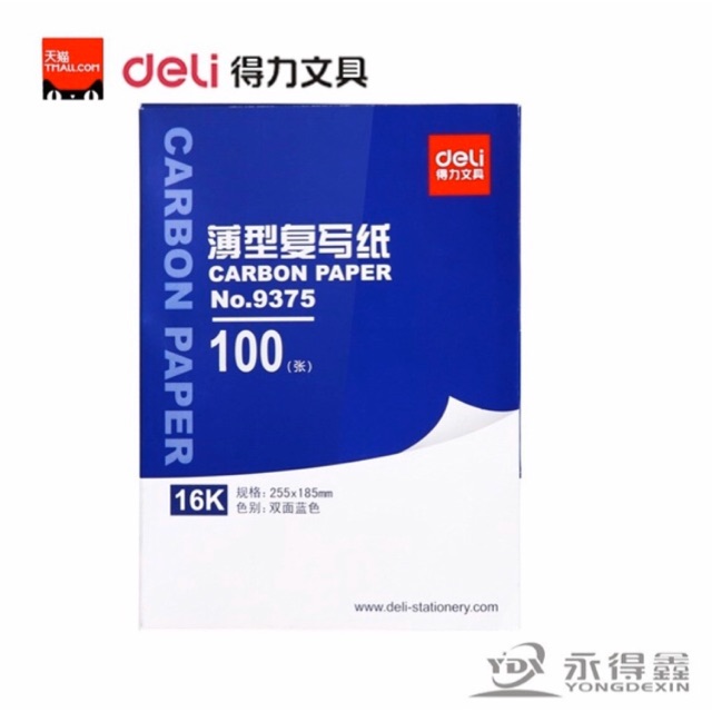 tập giấy in carbon 100tờ