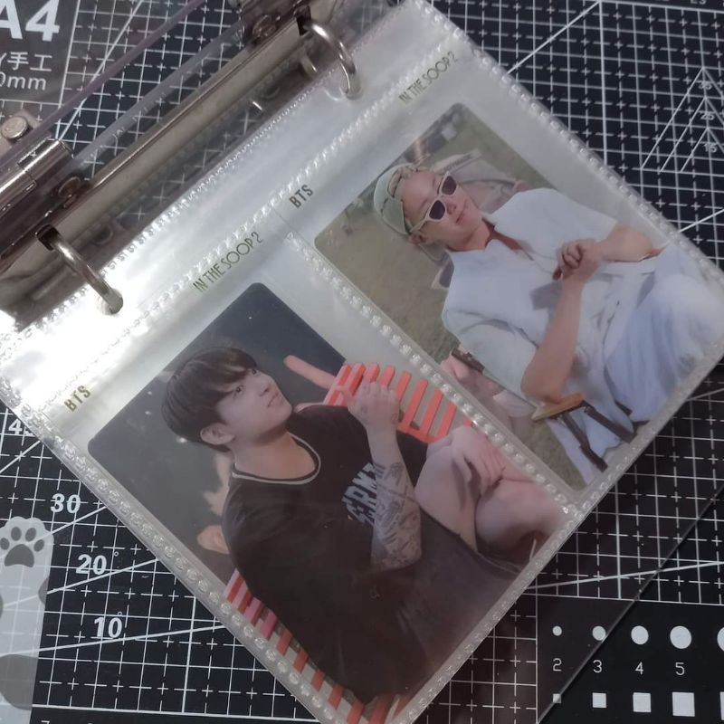 Sẵn, Binder zip acrylic A4, A5, A6 đựng card, thẻ bài bo góc