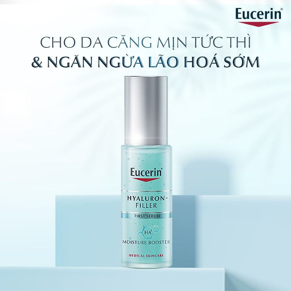 [Mua 1 Tặng 1] Eucerin Tinh Chất Cấp Ẩm &amp; Ngăn Ngừa Lão Hóa 30ml Tặng Eucerin Xịt Dưỡng Ẩm Eucerin Aquaporin Active 50ml