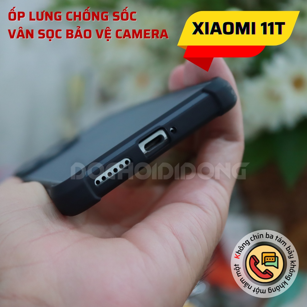 Ốp lưng Xiaomi Mi 11T vân sọc bảo vệ camera