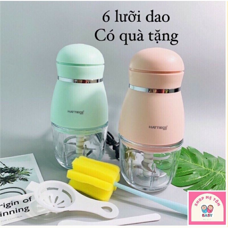 Máy xay đa năng hatiecs cối thủy tinh, dung tích 0.3l - ảnh sản phẩm 1