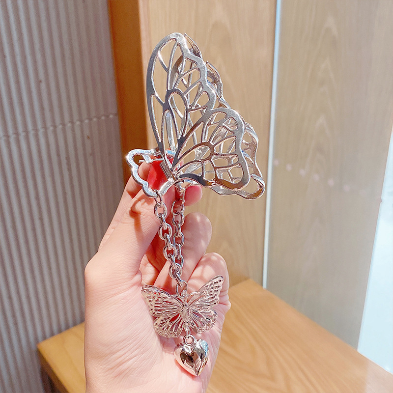 Kẹp Tóc Hợp Kim Hình Bướm Thời Trang Nữ Dễ Thương