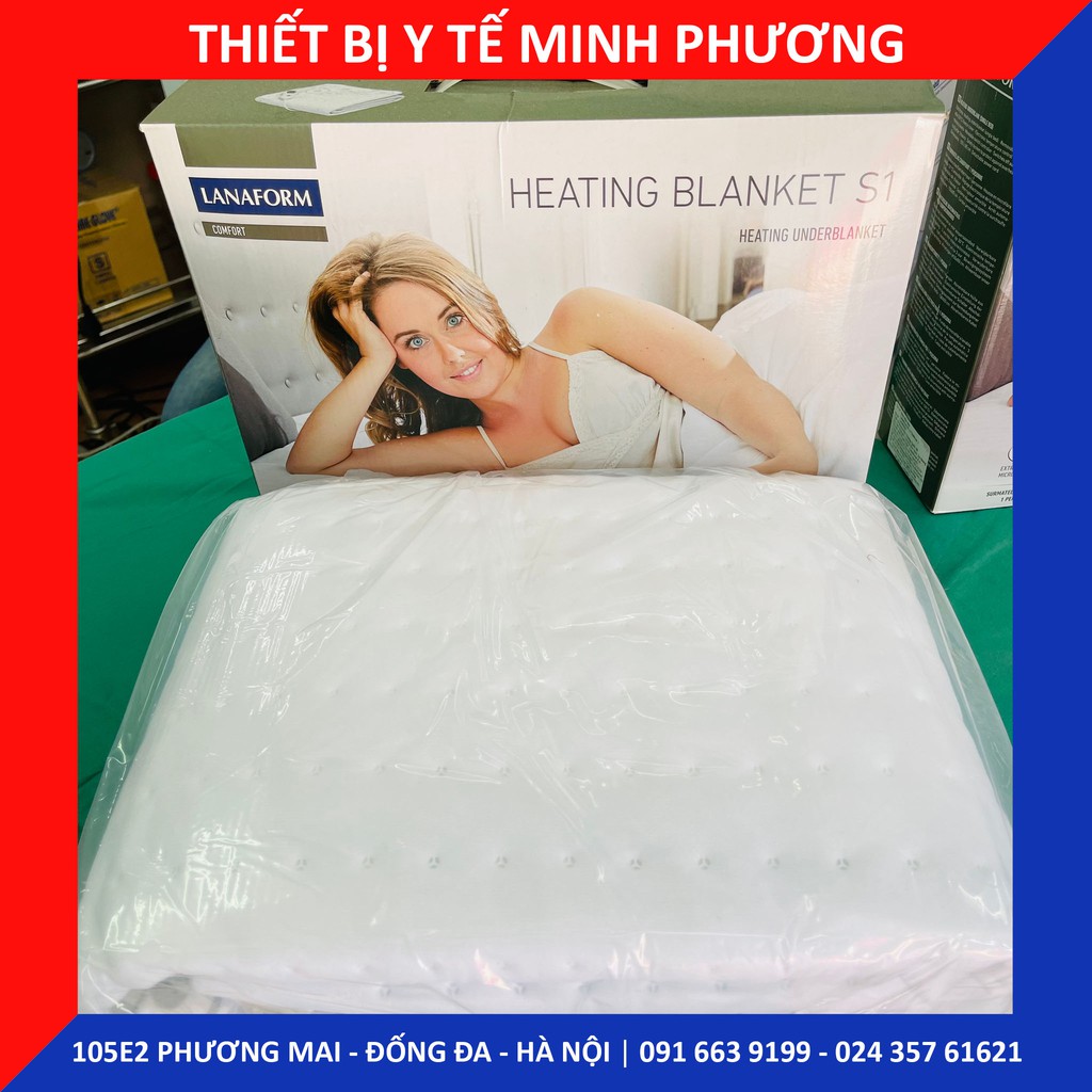 Chăn điện đơn, chăn điện đôi sưởi ấm LANAFORM nhập khẩu Bỉ