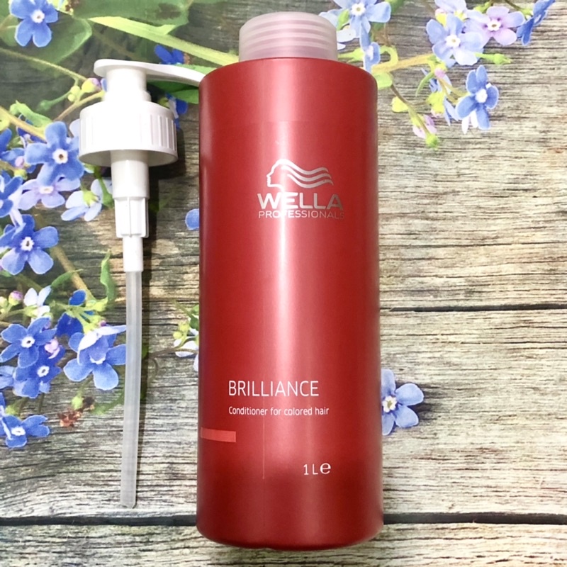 DẦU XẢ WELLA BRILLIANCE GIỮ MÀU TÓC NHUỘM WELLA CHÍNH HÃNG 1000ML