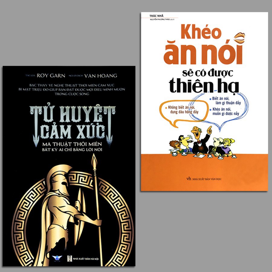 Sách - Tử Huyệt Cảm Xúc + Khéo Ăn Nói Sẽ Có Được Thiên Hạ (Bìa mềm) (Bộ 2 Quyển)