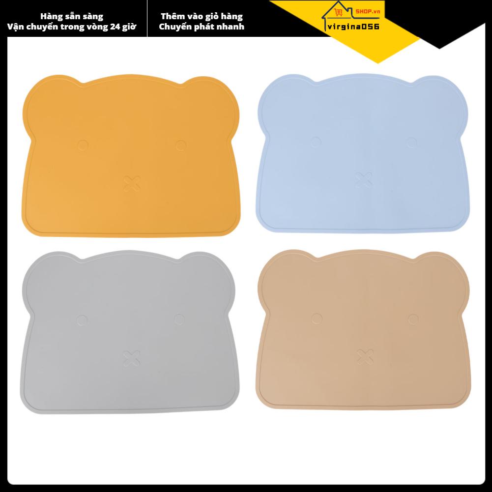 Virgina056 Silicone Placemat dày cách nhiệt Cách chống trơn trượt mềm đàn hồi chịu cho nhà hàng khách sạn