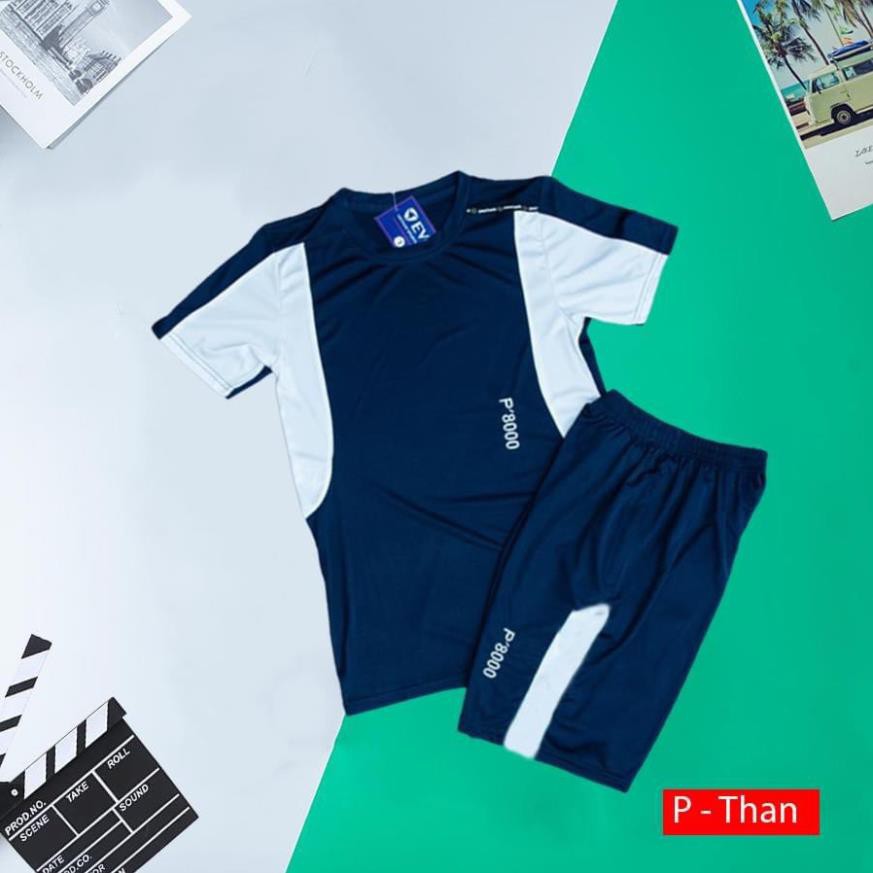 Bộ Quần Áo Thể Thao Nam , Bộ Đồ Nam Thun Lạnh P8000 Hàng Cao Cấp Loại 1 | BigBuy360 - bigbuy360.vn