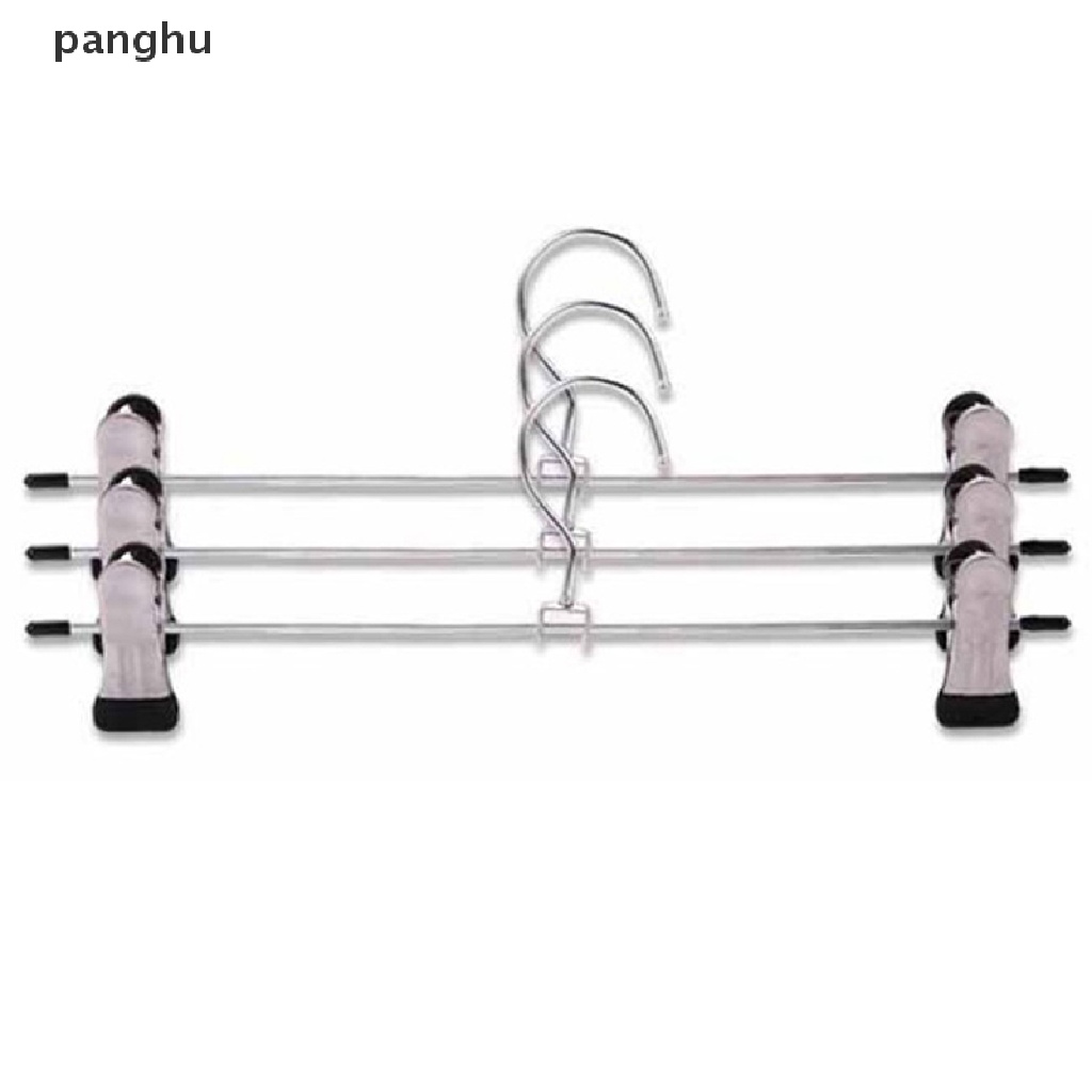 Set 10 Móc Treo Quần Áo / Váy / Áo Khoác Bằng Thép Không Gỉ Chống Trượt