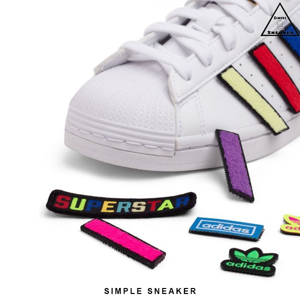 Giày Superstar Originals HÀNG CHÍNH HÃNG Adidas Super Star Icon Dán - Giày Thể Thao Sneaker Adidas - Simple Sneaker