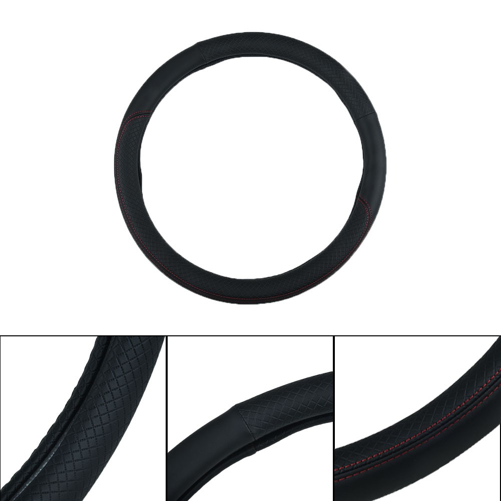 Bọc vô lăng xe ô tô bằng da PU 15 ' ' 38cm