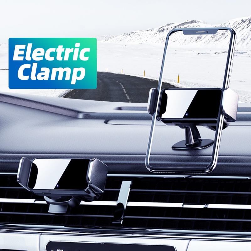 Giá đỡ điện thoại di động HDOORLINK xoay được 360 độ gắn bảng điều khiển xe hơi tự động điều chỉnh thông minh